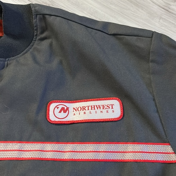 🖤NEW💕Northwest Airlines Official Employee Jacket AMFA Made USA 3XL-R Men🔥 - Picture 3 of 15